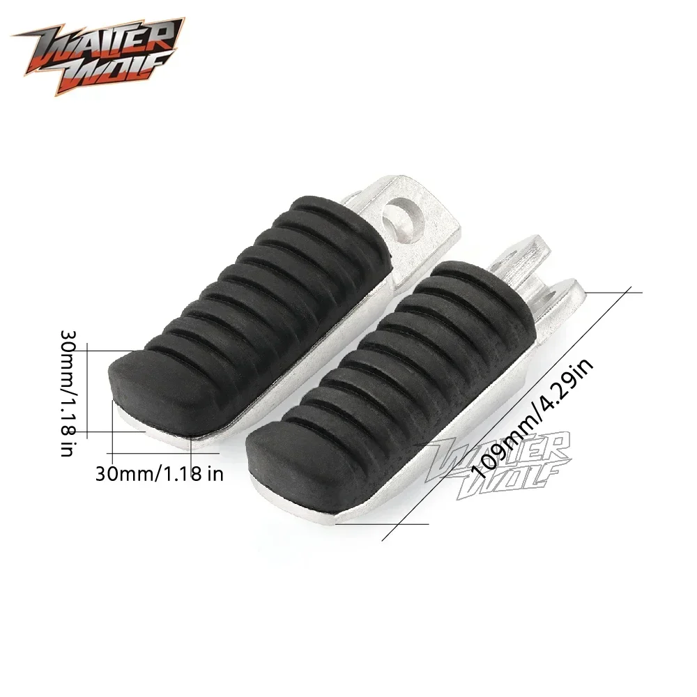 For KAWASAKI Z900RS Z750 Z1000 Z1000SX ER6N VRESYS NINJA 400 650/R ZX6R ZX9R ZX12R Motorcycle Rider Foot Pegs Footrest Adapters