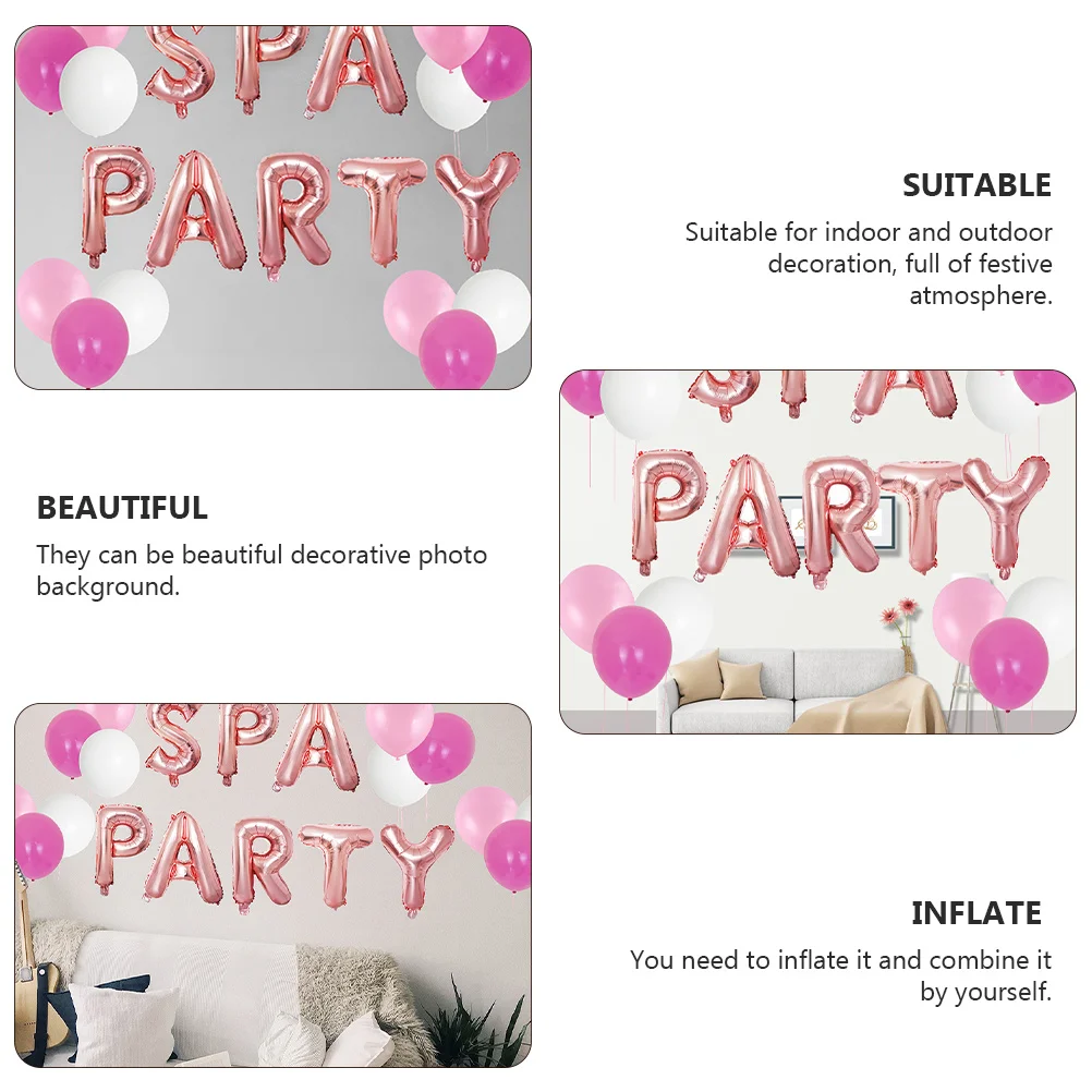 

20 pcs Party Decoration Balloon Set Latex Balloon For Spa Theme Party Supplies Decorative Balloons Indoor Outdoor Use Assorted