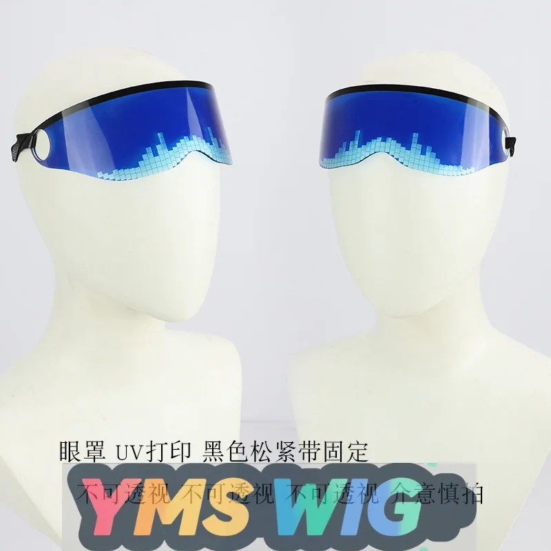 [YMS WIG] jeu Mobile PlayerUnknown's Battlegrounds jeu pour la paix Rocket Girl Cos perruque Simulation cuir chevelu casque