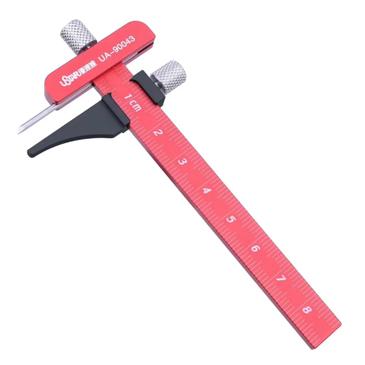 SSR  -90043 Aluminum Alloy Carving Metal Ruler Assembly Model Building Tools Hobby Making DIY