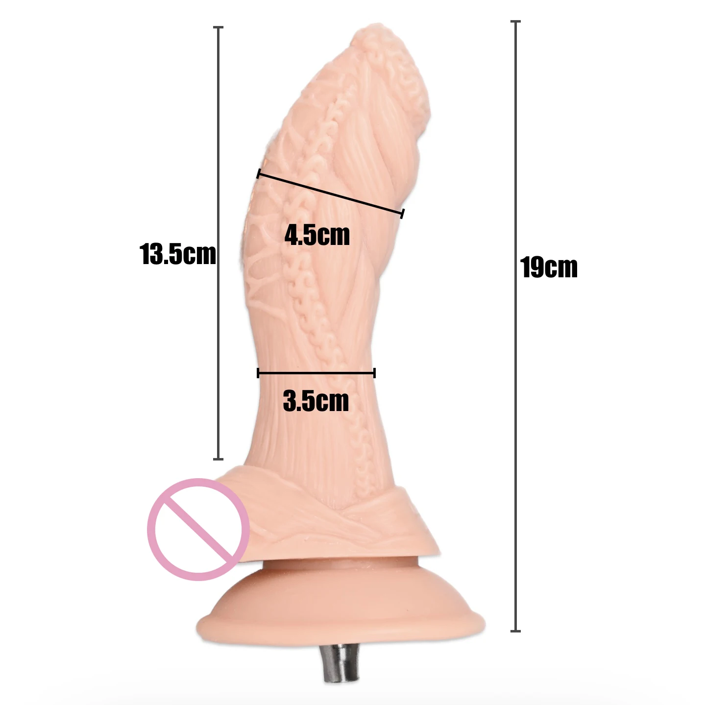 VAC-U-LOCK Dildo Premium Noiseless Sex Machine Attachment Flesh Dildo Suction Cup Love Machine,Adapter For Quick,Toys for couple