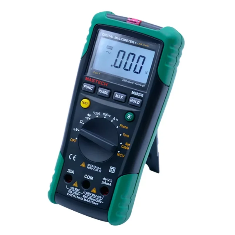 Professional Digital Multimeter Network Cable Tracker Tone Tester Line Check NCV Detector