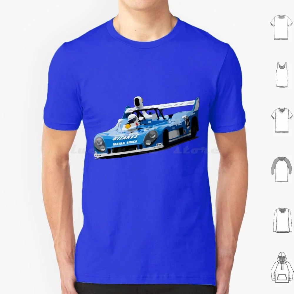 ماترا Ms670 خمر النموذج المتسابق تي شيرت القطن الرجال النساء DIY بها بنفسك طباعة سباق المجموعة 5 سباق النموذج السيارات الرياضة خمر #1