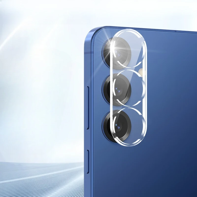 Protecteur d'objectif d'appareil photo 3D pour Samsung Galaxy S25 FE, protecteur d'écran pour Samsung S25FE, couverture complète d'objectif en verre trempé