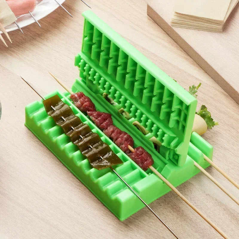 Multi-functional BBQ Skewer, Beef and Mutton Skewer Machine, Vegetable Roll, Meat Skewer, Barbecue Eating Tool, BBQ Party