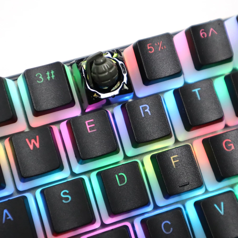 Personality Theme Metal Key Cap Drop box Backlighting Keycap for PUBG Game Computer Cherry MX Mechanical Keyboard Accessories