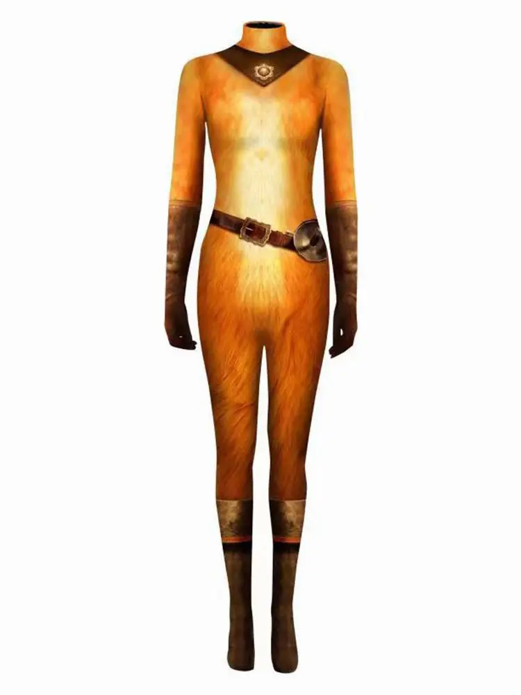 Puss in Boots Costume pour enfants et adultes, combinaison cosplay, chapeau Everak, tenues d'Halloween, carnaval trempé