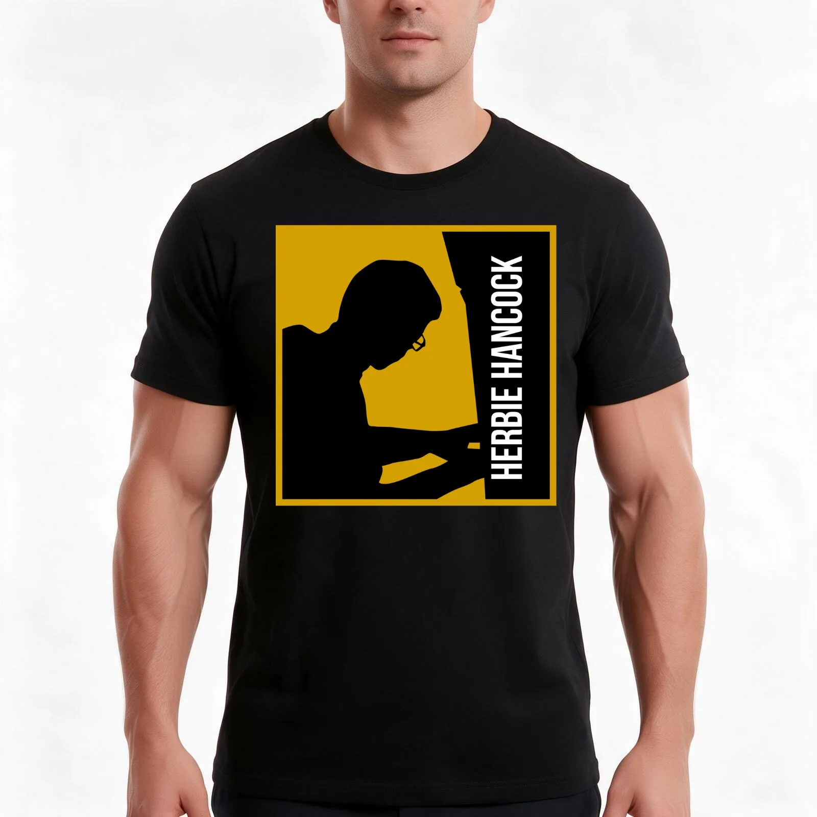 Herbie hancock T-Shirt Summer Casual Cotton Tee Oversized Streetwear Tops Vintage Graphic Print Loose Fit Short Sleeve