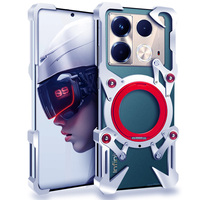 Magnetic Metal Bumper For infinix Note 50 Pro,40S 30 Pro plus,30 VIP Case Rimless 360 Degree Rotation Holder With Lens Cover