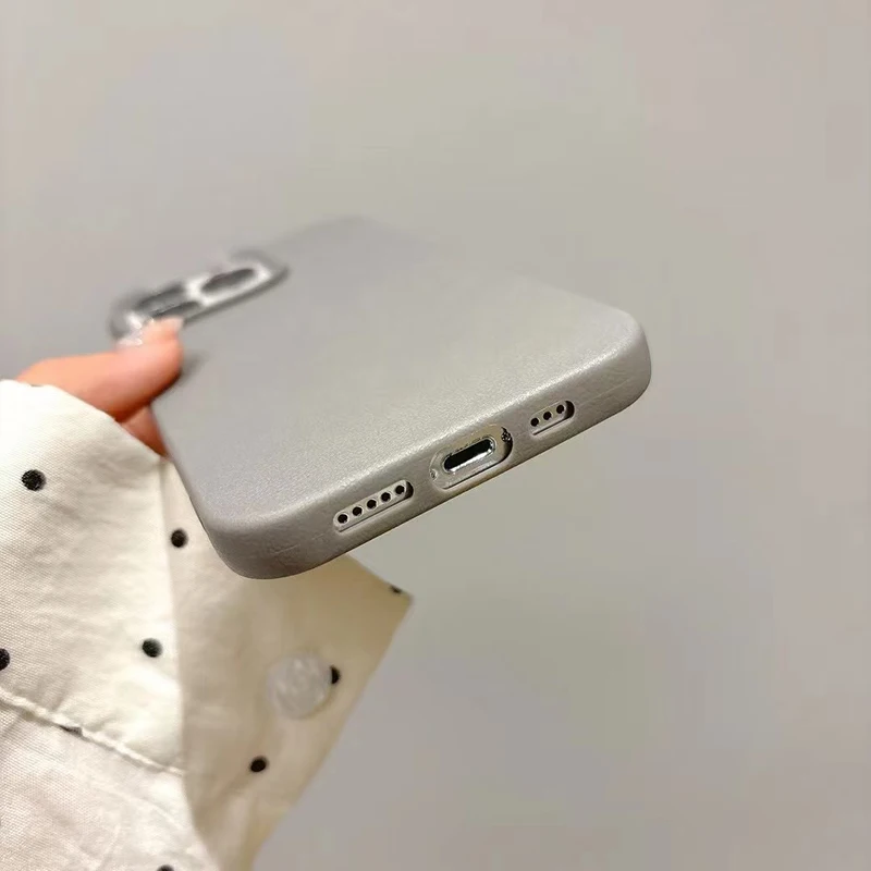 Leather Texture Candy Color Silicone Case for iPhone 16 15 14 Plus 13 12 11 Pro Max Luxury Ultra Thin Soft TPU Cover for 16 Plus image 5