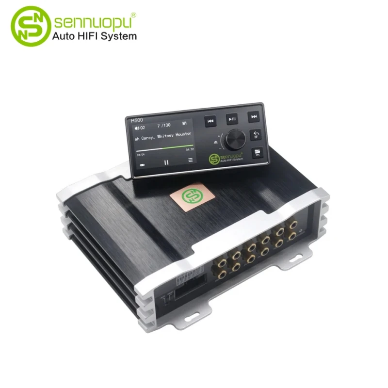 Sennuopu X10B Car Audio 4 Ch Power Amplifier 8 Channel Dsp Processor Bluetooth Amp Equalizer Amplificador Automotivio Sound