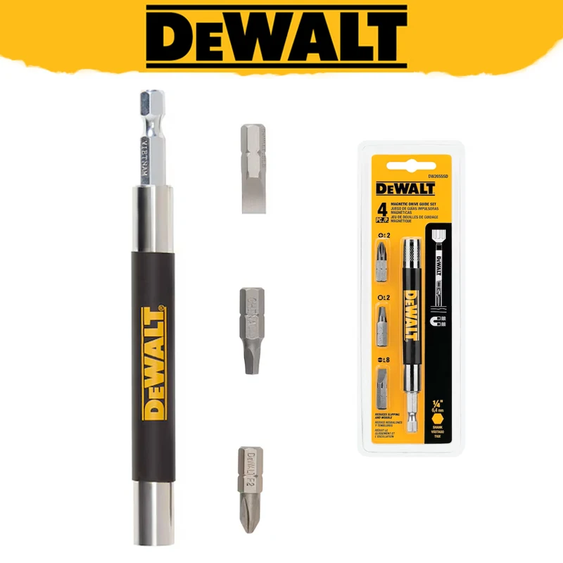 

DEWALT Original DW2055SD Magnetic Screwdriving Bit Drive Guide Set Self-Retracting Driving Long Screws Tool Attachments