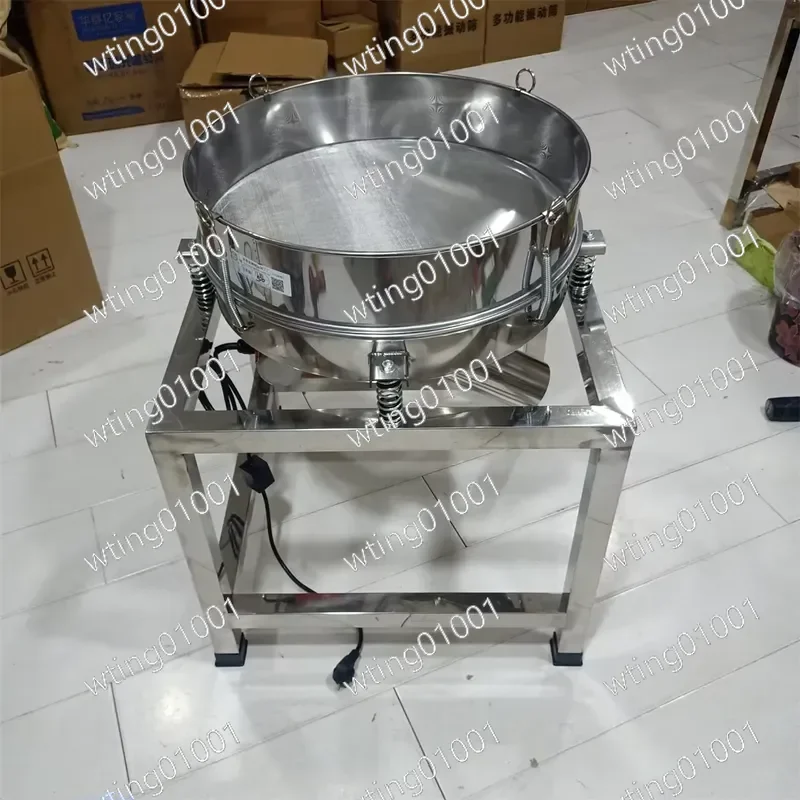220V 50cm Electric Stainless Steel Screening Machine Powder Vibrating Sieving Shaker Screen Vibrator