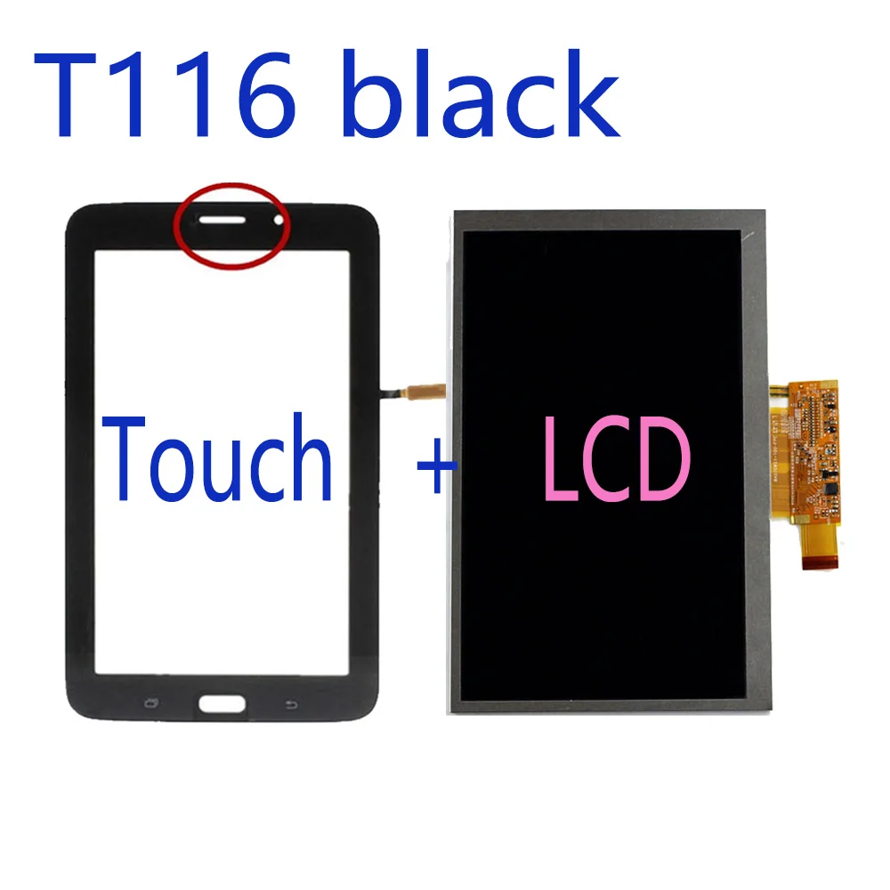 Imagem -05 - Touch Touch Toque Lcd para Samsung Galaxy Tab Lite Sm-t110 T111 T113 T116 T113nu Display Lcd de Toque Digitador da Tela Substituição Reparo 7