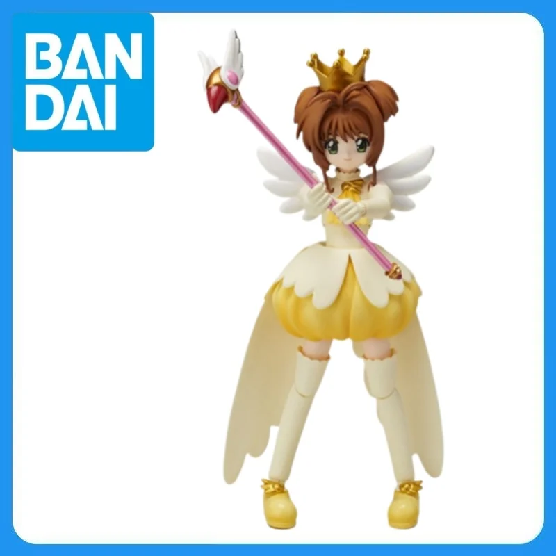 En Stock, Original BANDAI Card Captor Sakura Kero-chan Kinomoto Sakura S.H.Figuarts Tobira O Akete, Figura de Anime