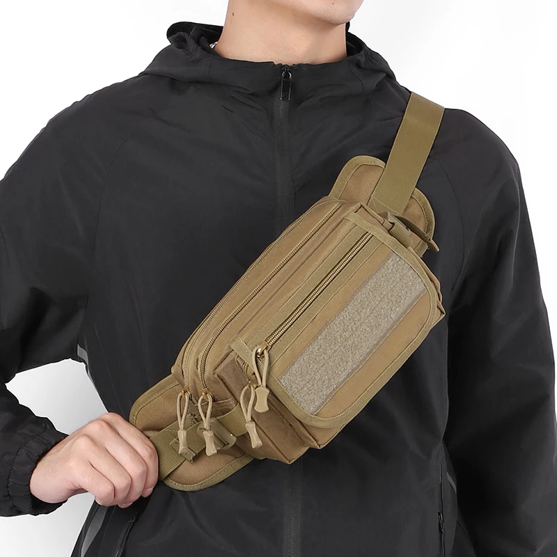 

Leisure Men's Multifunctional Chest Bag,Multi Compartment Storage,Waist Bag,Suitable for Hiking, Sports, Cycling, Mountaineering