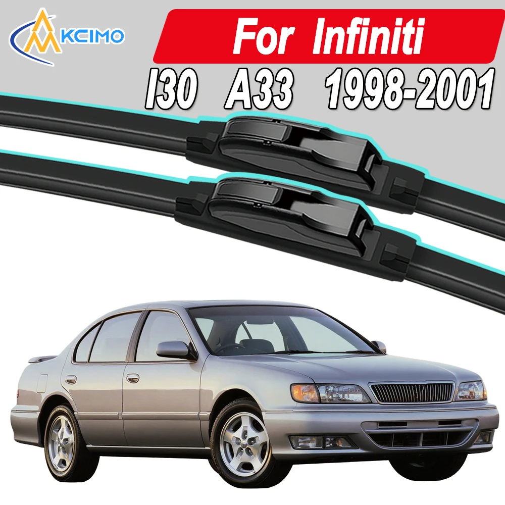 

Силиконовые щетки стеклоочистителя автомобиля для Infiniti I30 A33 1998-2001 — всепогодные бесшумные щетки стеклоочистителя, быстроразъемный зажим