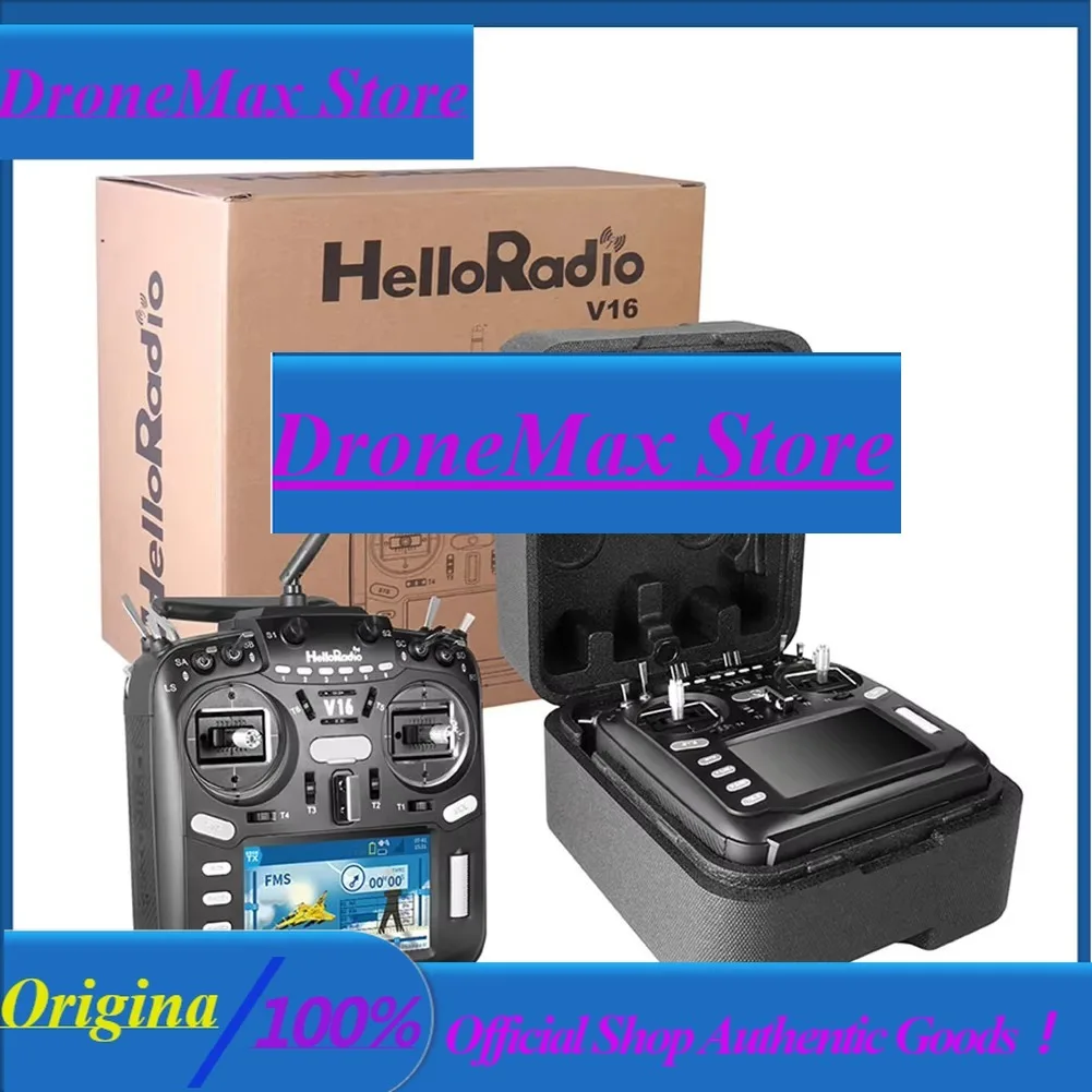 DroMaHelloRadio V16 Remote Control Compatible With FPV High-frequency Head EDGTX Touch Screen Crossover Machine Multi Protocol
