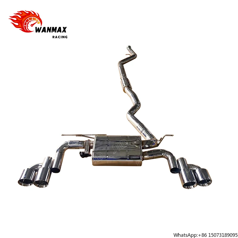 

Высокопроизводительная выхлопная система для 428i Coupe с двигателем N20, из нержавеющей стали 304, с клапанами, тип Cat-Back