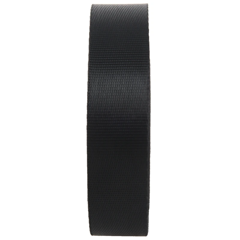 2X Black 10 Yards Nylon Webbing Tape Multi-Use Strap Strapping (25Mm) Width