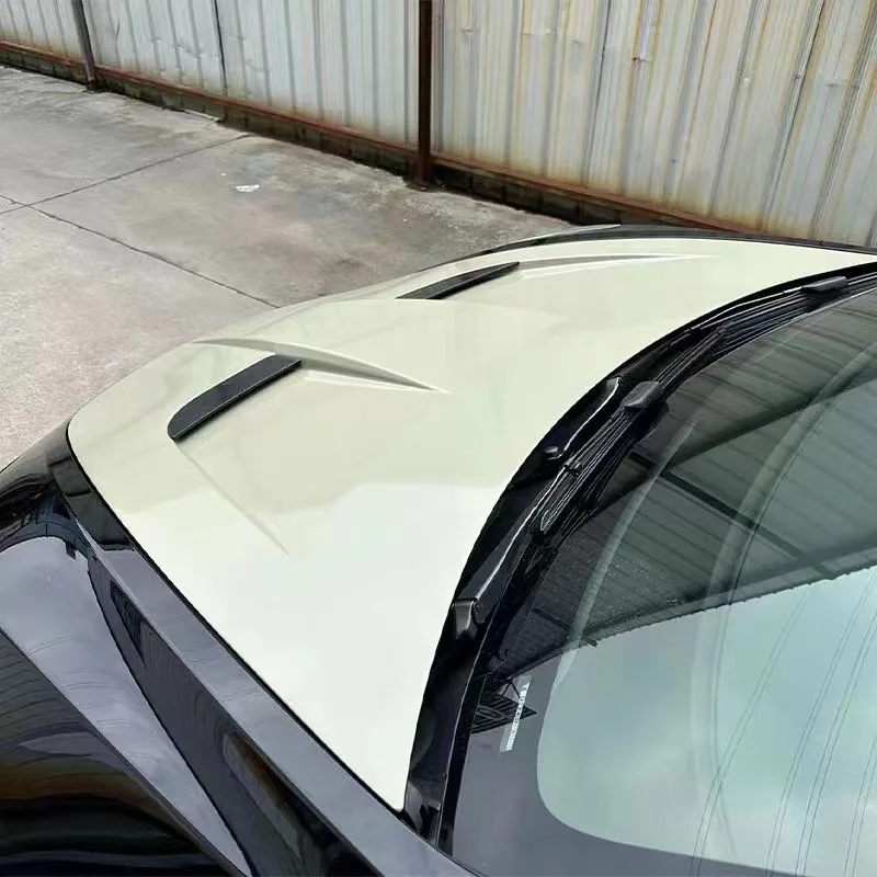 Copertura cofano motore cofano in alluminio stile turbo per cofano modello 3