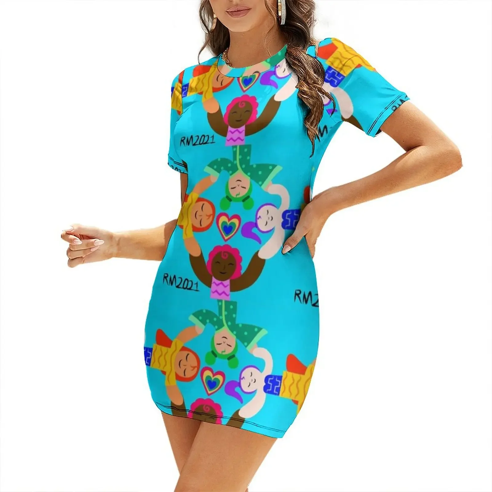 

Together we can Short-Sleeved Dress women's evening dresses 2026 dresses summer woman 2026 women dresses women evening dress