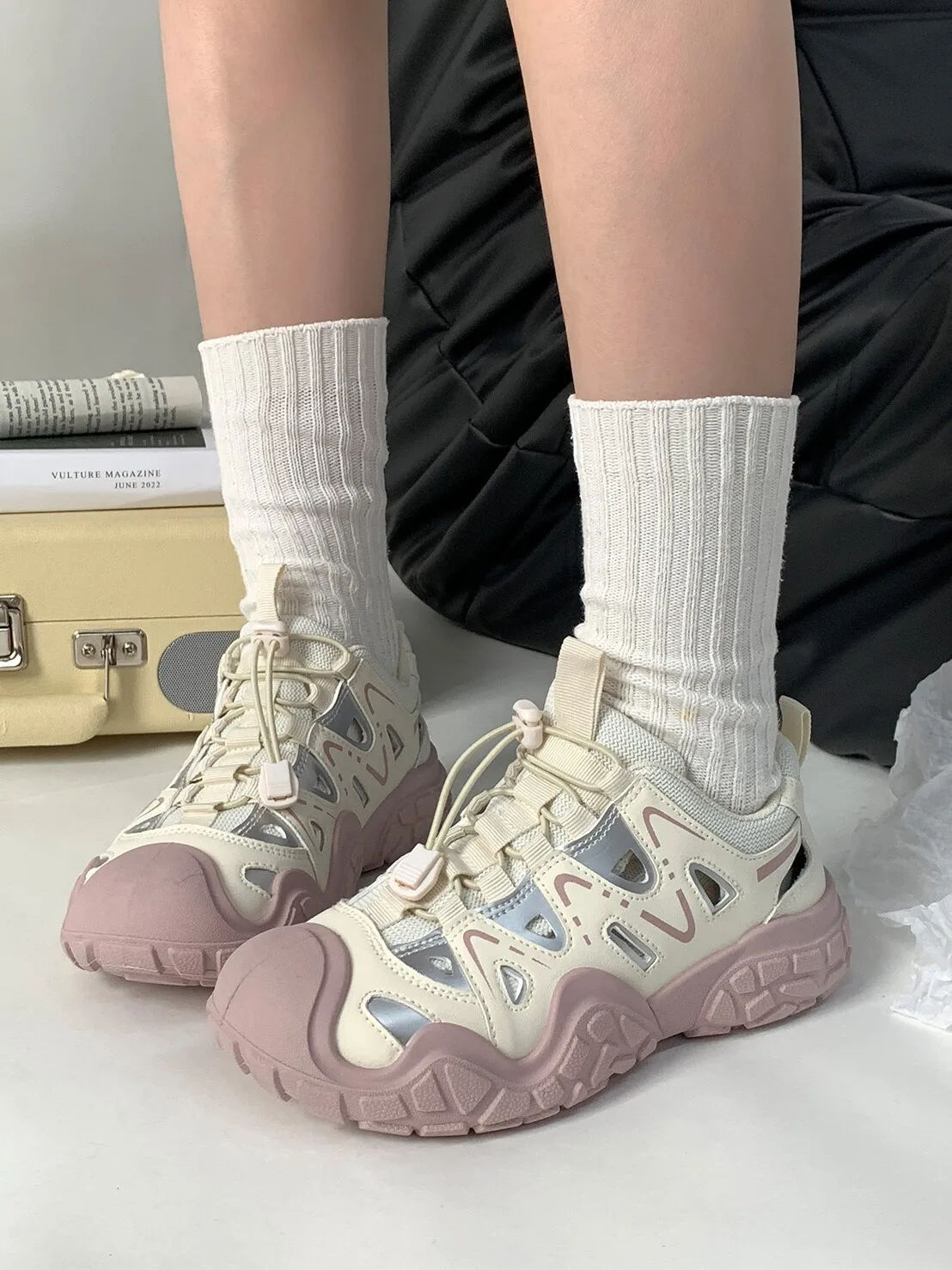 

Удобные летние сандалии на каблуке Spor Thi, дышащие мягкие ботинки Casual oes, универсальный верх Dad oes Sle