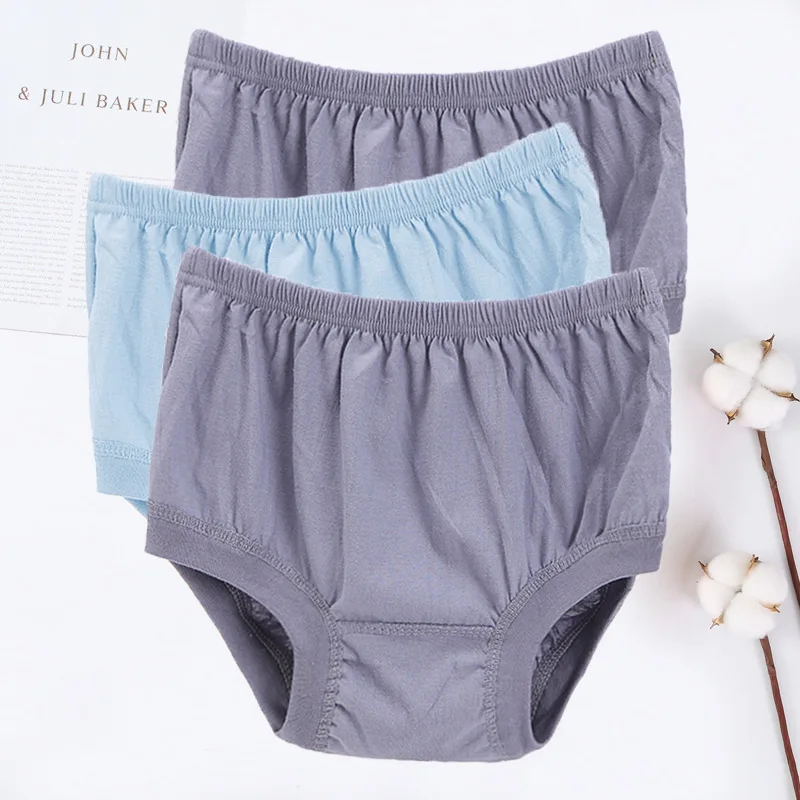 

3 шт., трусы из 100% хлопка, мужские удобные трусы, четырехсезонные мужские трусы большого размера, вентилируемое нижнее белье, мужские трусы с высокой талией, короткие