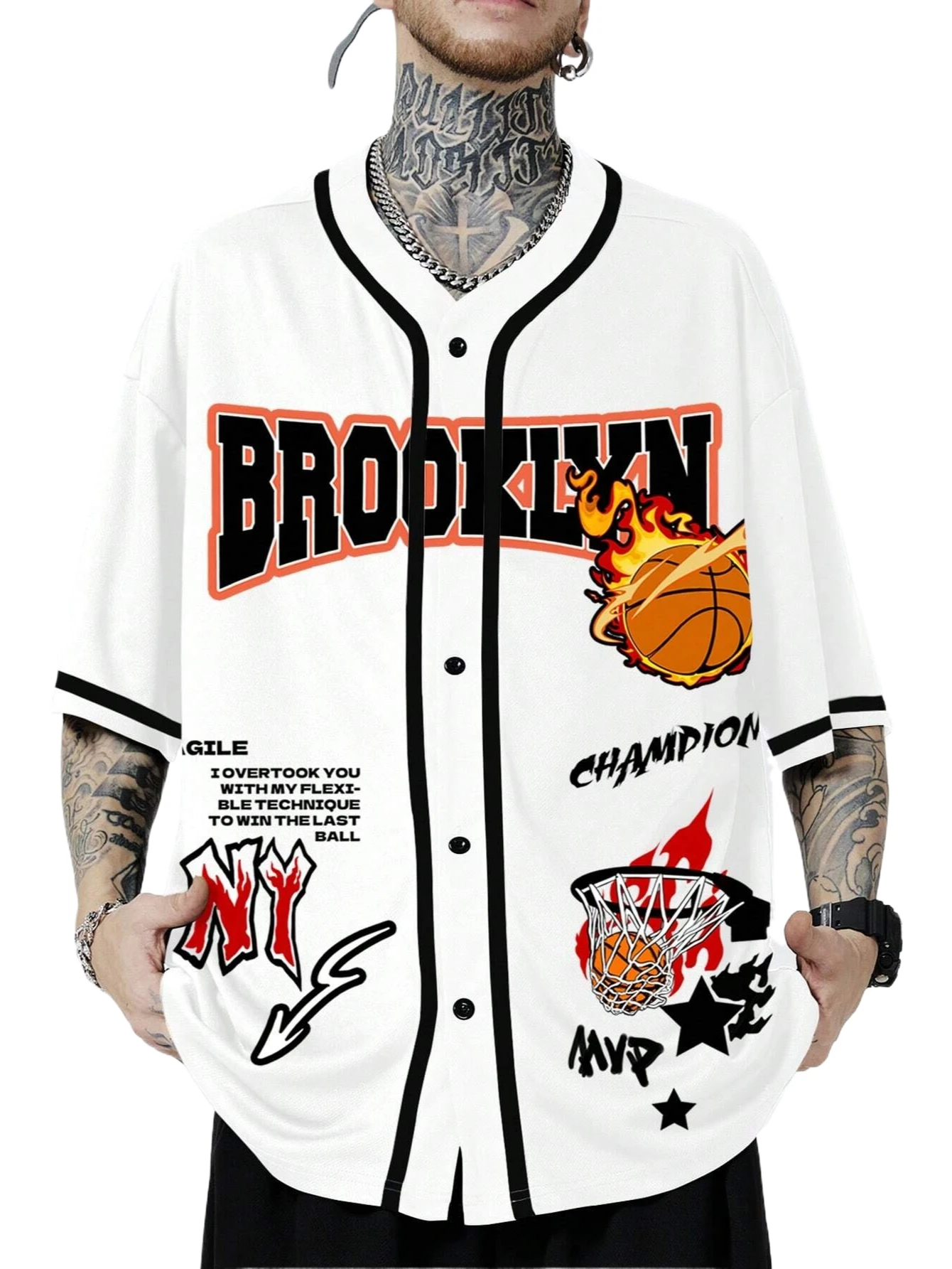 2025/26 Unisex College Style Colorblock Basketball Logo Print Football Style Shirt Quick Dry Breathable Classic Baseball Jersey