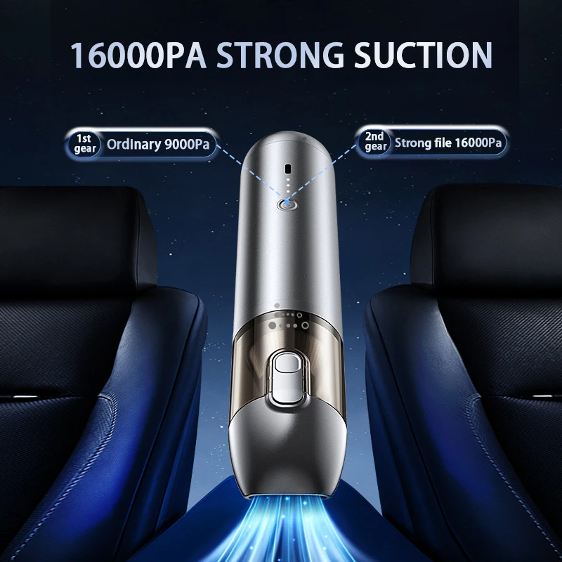 The New Car Brushless Vacuum Cleaner 16000Pa Oversized High -power Multifunctional Car Home Dual -use Cross -border Explosion