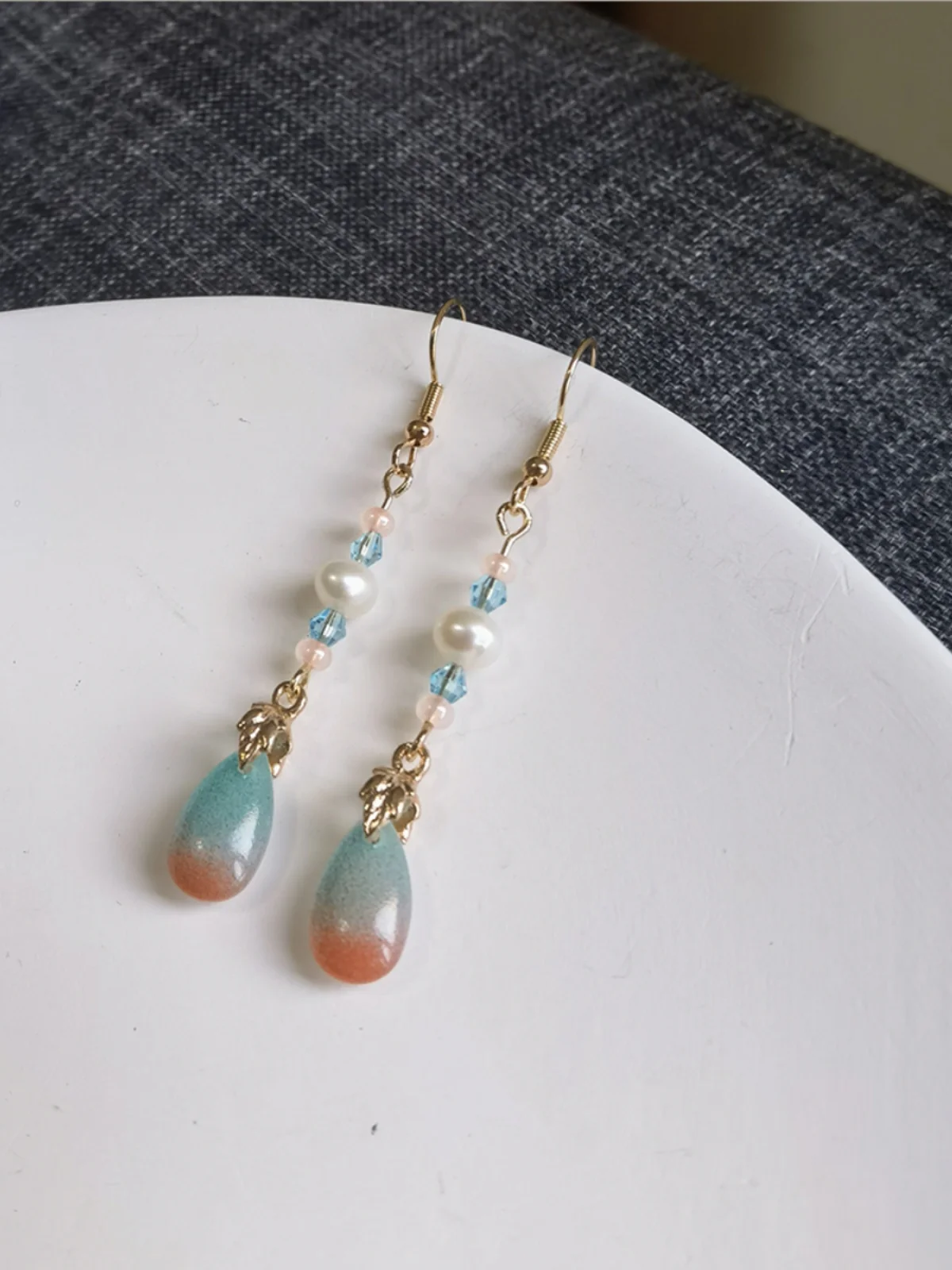 Pendientes es de estilo chino para mujer, nuevos accesorios Hanfu Qipao, joyería de moda de ambiente Retro, decoracion...