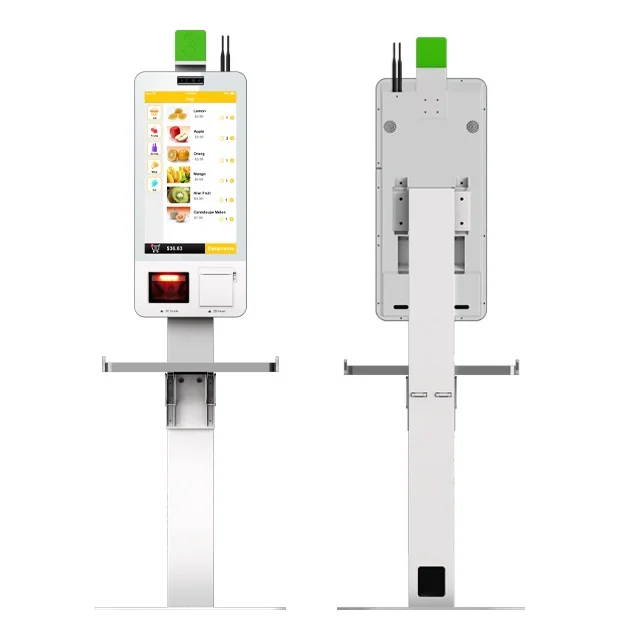 21,5 polegadas Android/Windows OS Self Service Pagamento Quiosque Máquina Hotel Auto Verificação no Quiosque de Vending Self Service