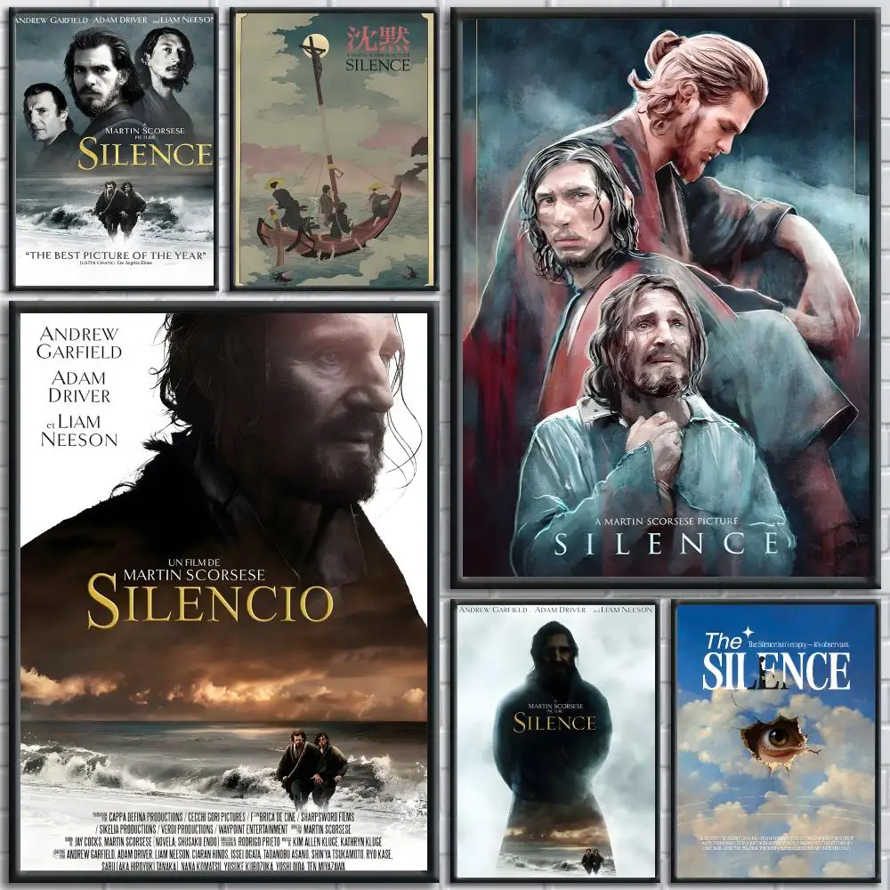 Epic Period Movie S-Silence Poster Modern Aesthetic Wall Art Print Minimalist Poster Bedroom Living Room Home Decor Gift
