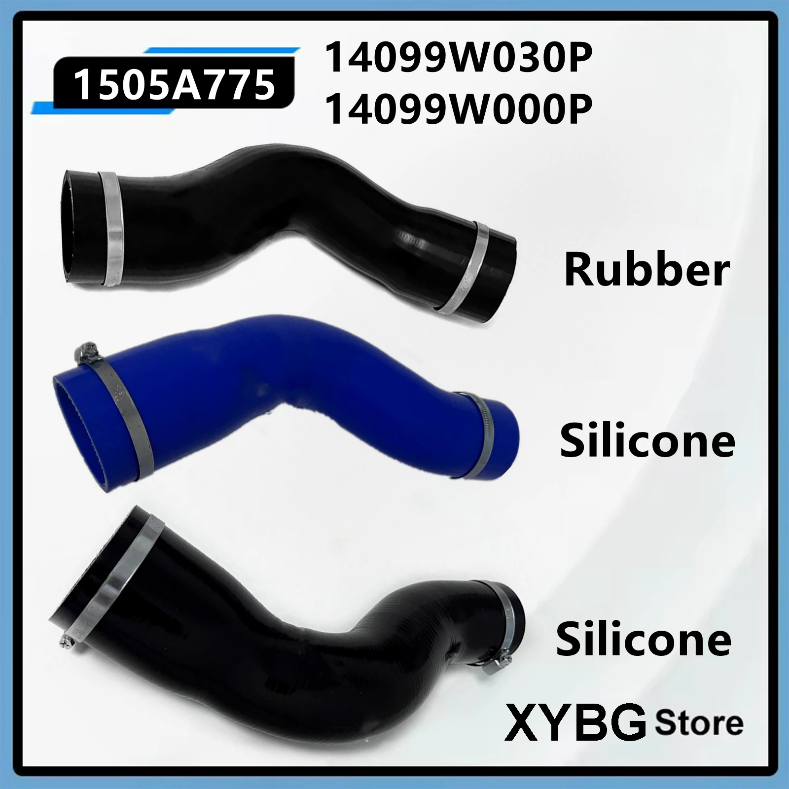 

Rubber/Silicone 14099W030P 14099W000P 1505A775 for Mitsubishi L200 Pajero Tubocharger Air Intake Hose