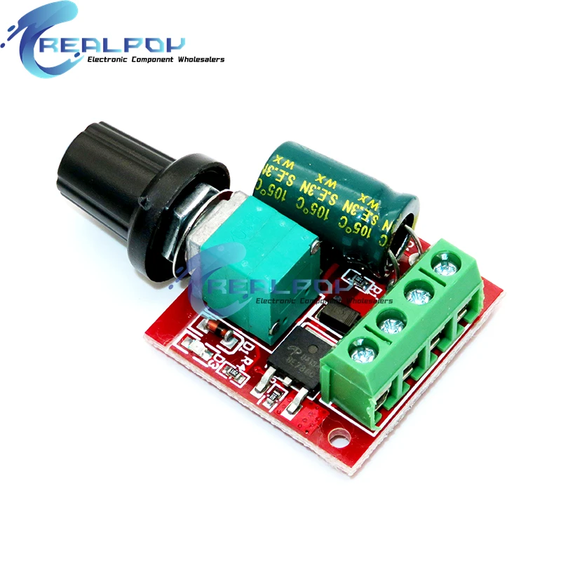 5A 90W PWM 12V DC Motor Speed Controller Module DC-DC 4.5V-35V Adjustable Speed Regulator Control Governor Switch 24V