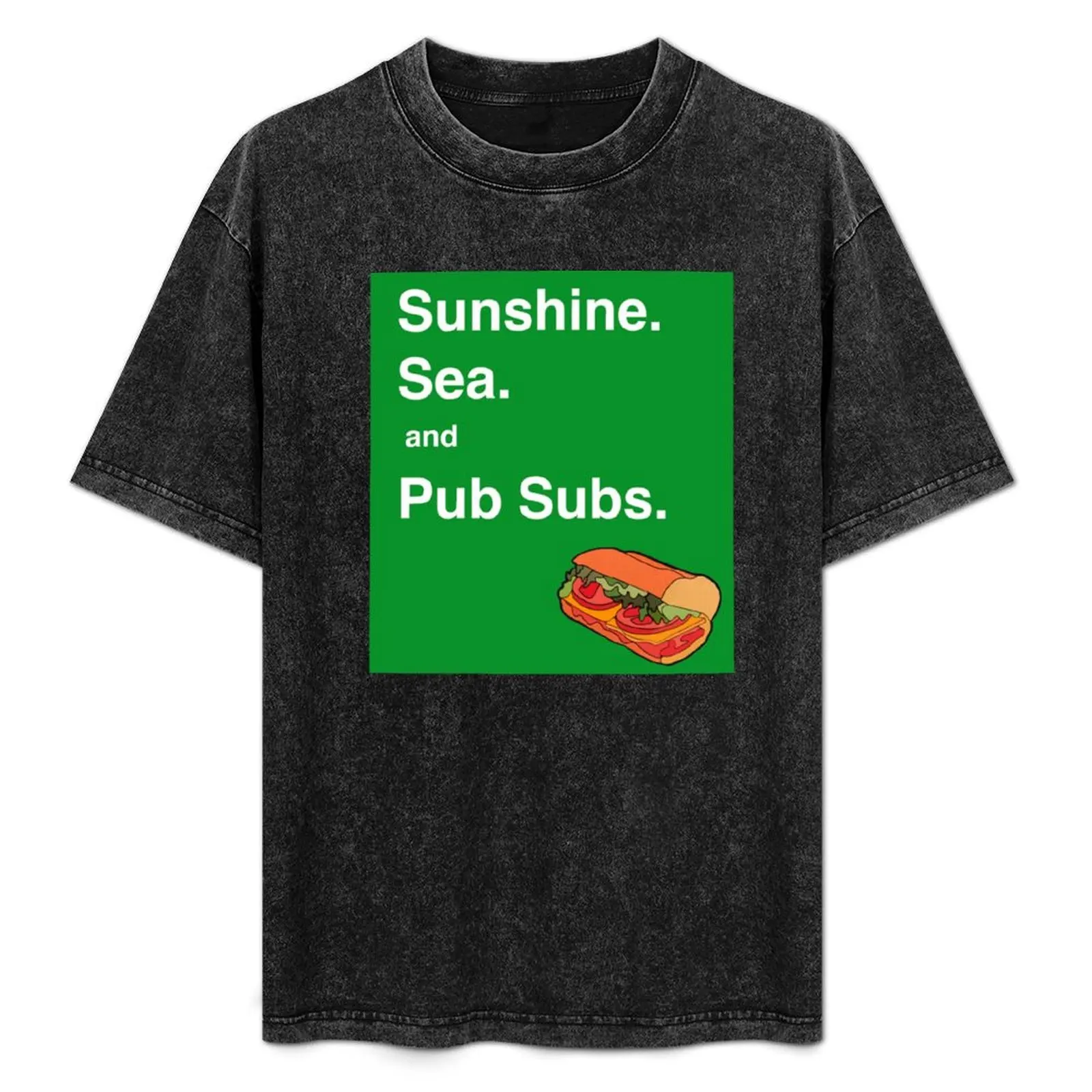 

Sunshine Sea and Pub Subs, Sunshine Sea and Publix Subs T-Shirt Basic Plain Short Sleeve Crew Neck Tee