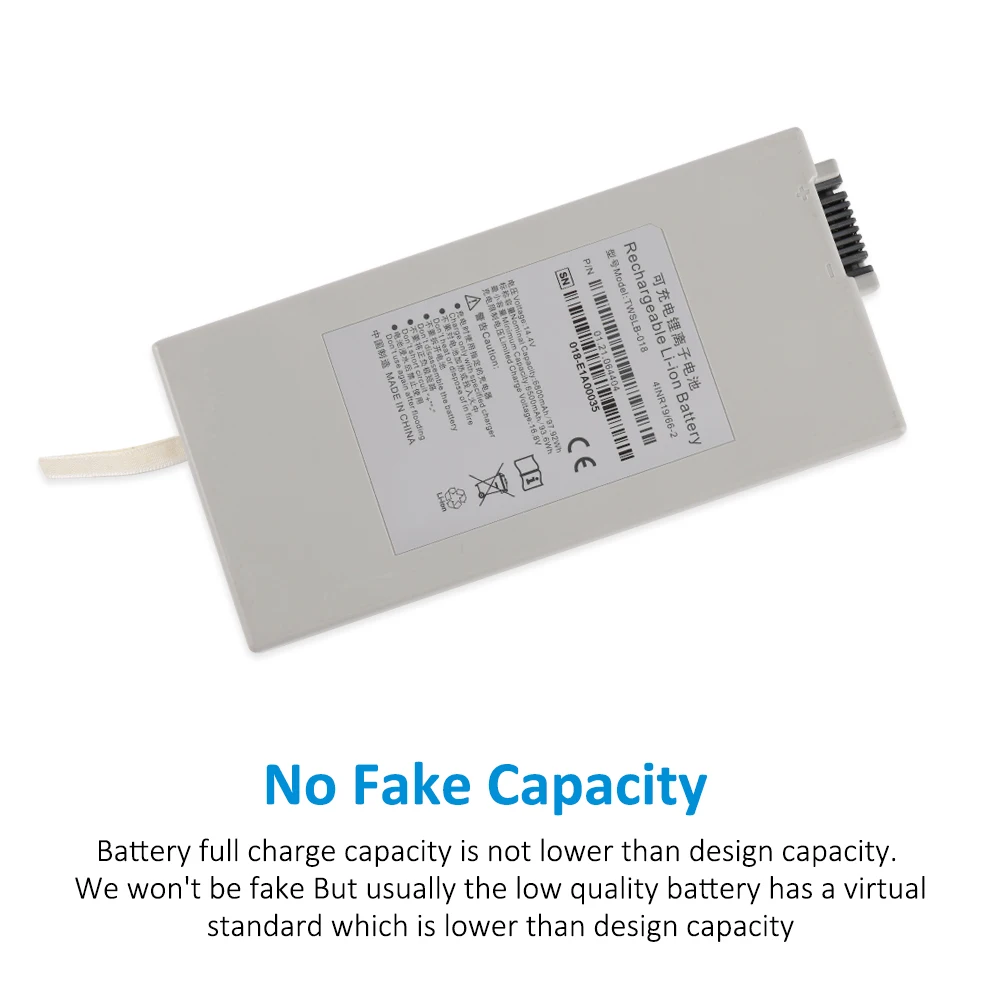KingSener 6800mAh TWSLB-018 Battery For EDAN IM50 IM8 IM70 IM8B Patient Monitor 4INR19/66-2 14.4V 97.92WH