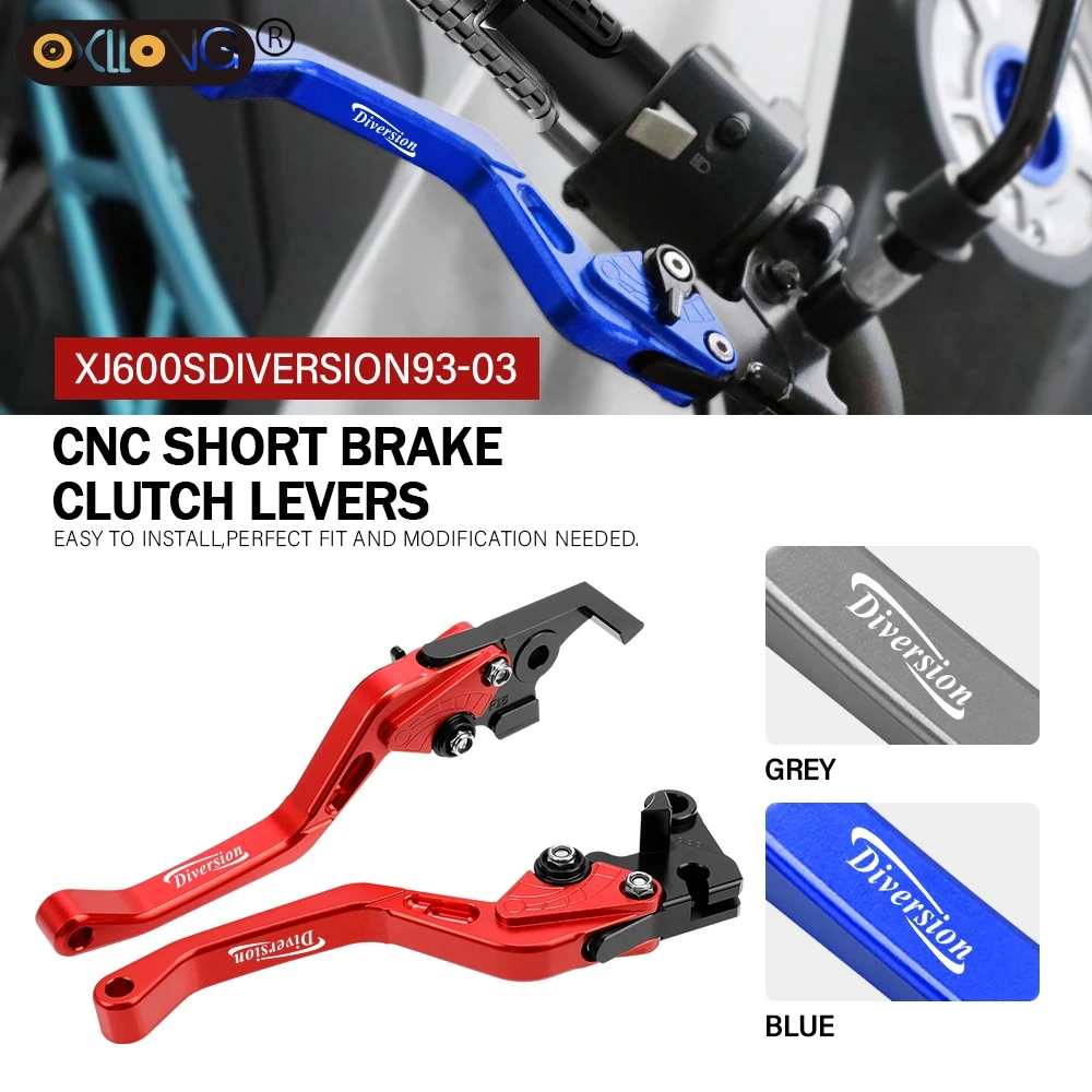 

CNC Motorcycle Short Brake Clutch Levers For YAMAHA XJ600S DIVERSION 1993 1994 1995 1996 1997 1998 1999 2000 2001 2002 2003