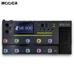 MOOER GE300 Guitar Amp Modelling Multi Effector,IR LOADER,108 Preamp Models,164 Effects,30Min Looper,MIDI,Pedal Processor