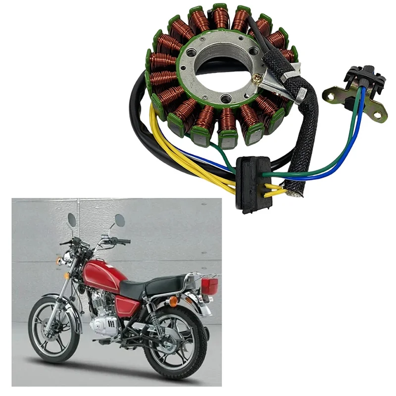 Hot Selling-GN125 GN125H GS125 EN125 For Suzuki 32101-05300 Stator Coil Generator Motorcycle,GN125 GN125H GS125 EN125 For Suzuki - view 5