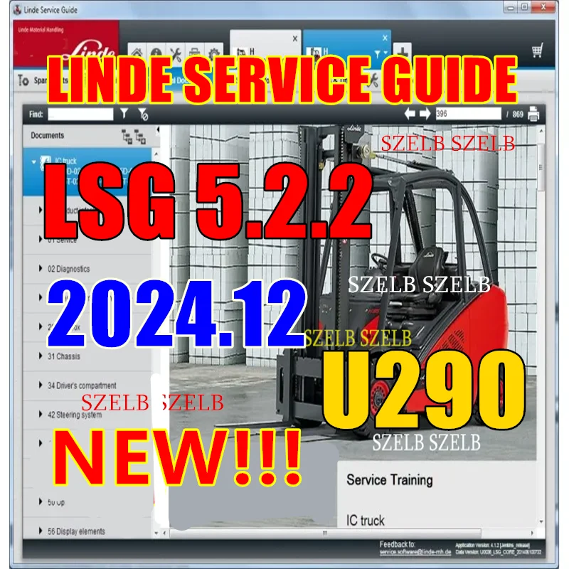 Linde Service Guide LSG 5.2.2 2024 + Unexpire Patch + Truck Doctor + Linde Pathfinder 2020.01 Forklift Truck Diagnostic Software