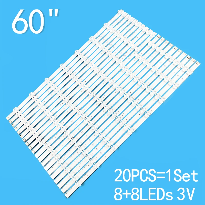 Nieuwe 20 Stks/partij Voor Lig Pola 2.0 60 "Tv 60ln540b 60ln540r 60ln5600 60la 620S 60la6200 60ln5710 Innotek Pola 2.0 60" L R Type