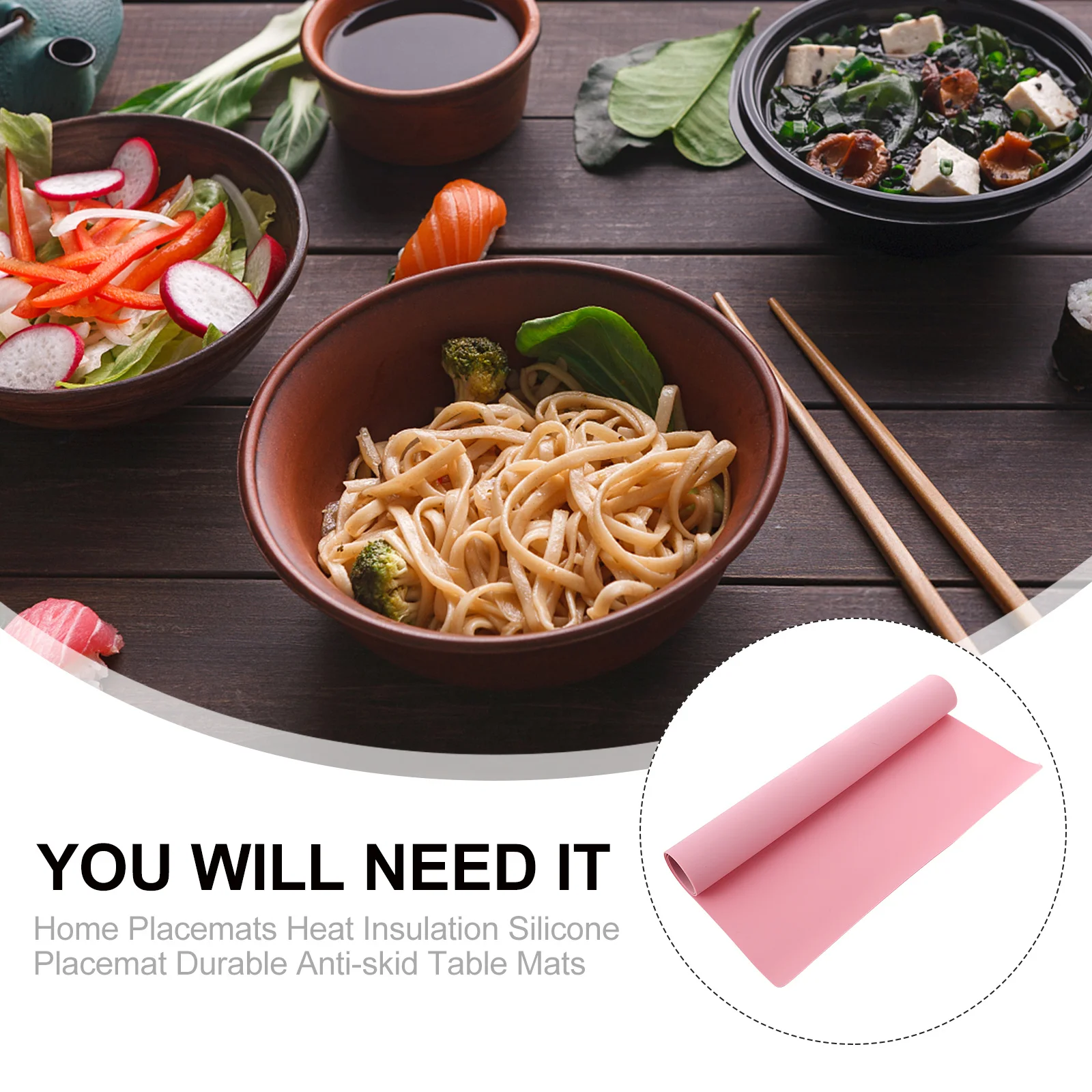 

Heat Insulation Table Washable For Home Kitchen Silicone Place Mat Place Mat Home Placemats Dining