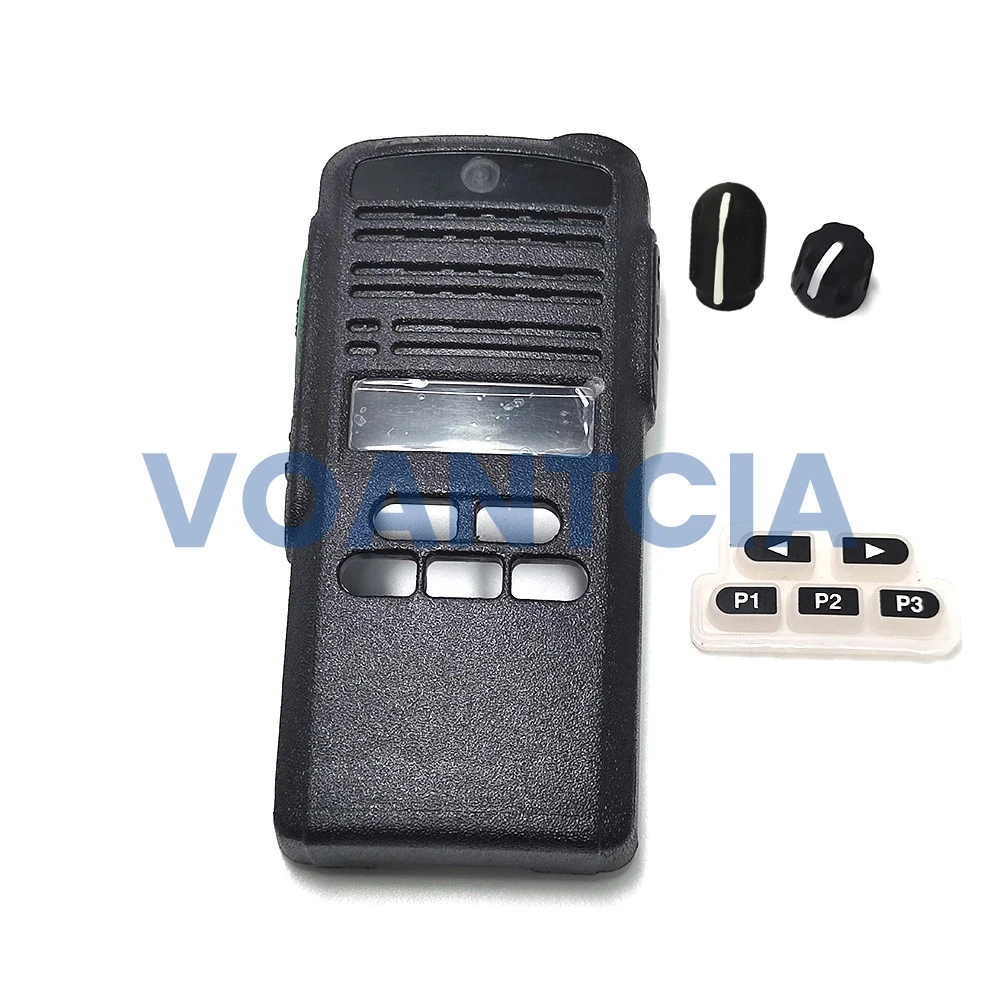 

Передняя крышка, чехол с ручкой громкости, клавиатура PTT для Motorola EP350 CP1300 CP1308 CP185, комплект для ремонта радио, аксессуары