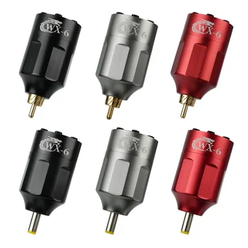 Taşınabilir kablosuz dövme güç kaynağı RCA/DC arayüzü Mini dövme dövme makinesi aksesuarları için şarj edilebilir Batterry 1300mAh