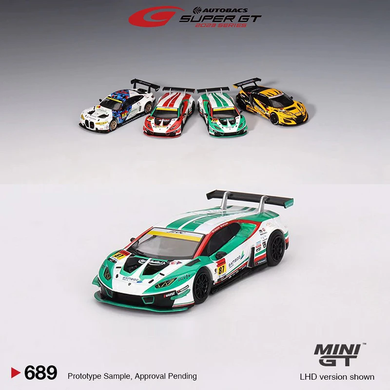 

MINIGT 1:64 Toy Model Car Huracan GT3 EVO2 #87 Alloy Die-Cast Sport Vehicle #689