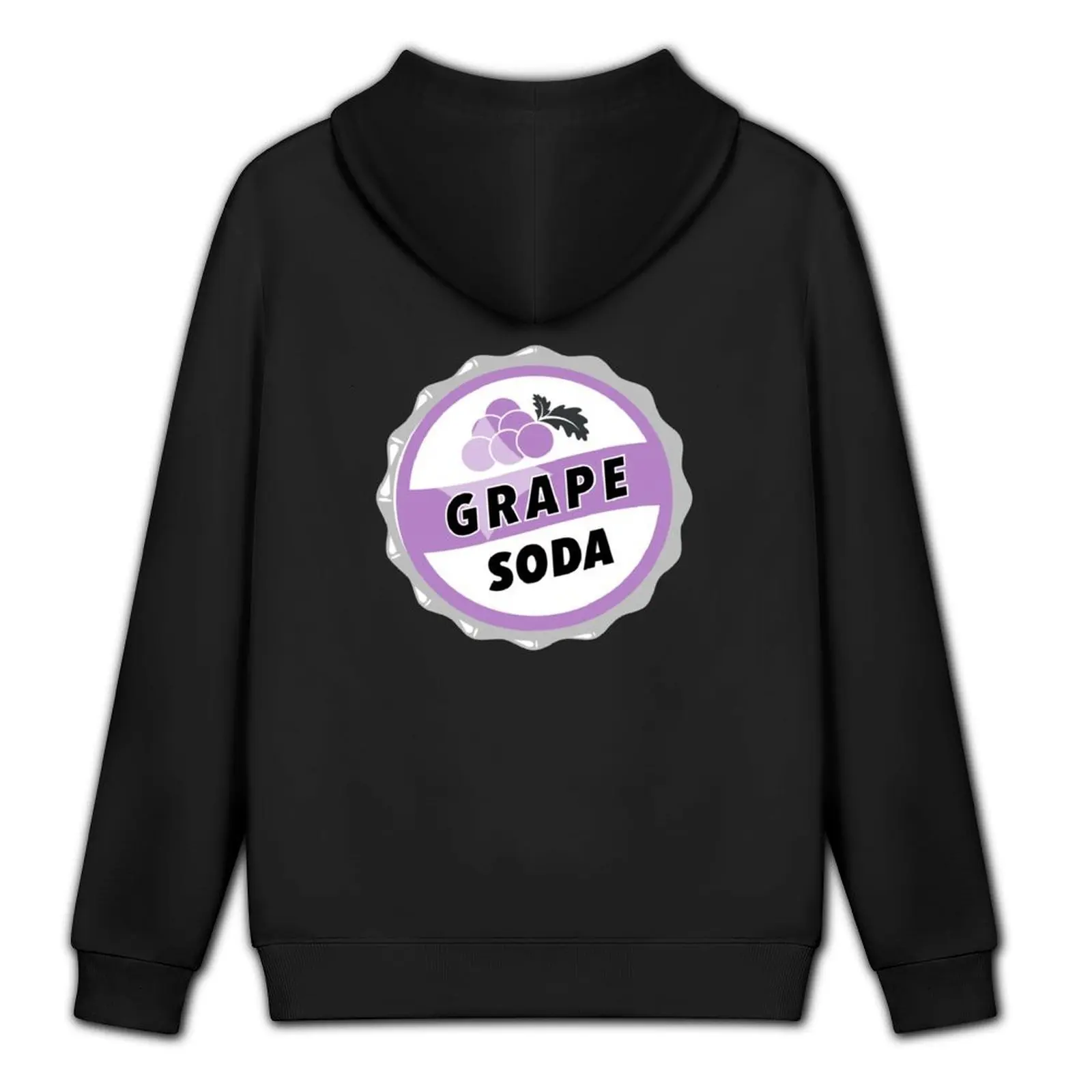 صودا العنب: غطاء زجاجة UP هوديي ملابس جمالية ملابس رجالية قميص عرق رجالي يرتدين هوديي جرافيك