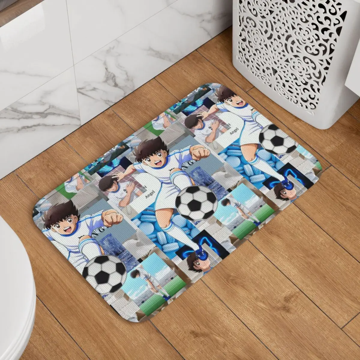 Ozora Oliver Atom Capitan Tsubasa - Alfombra duradera para cocina, entrada, hogar, balcón, alfombrillas para los pies