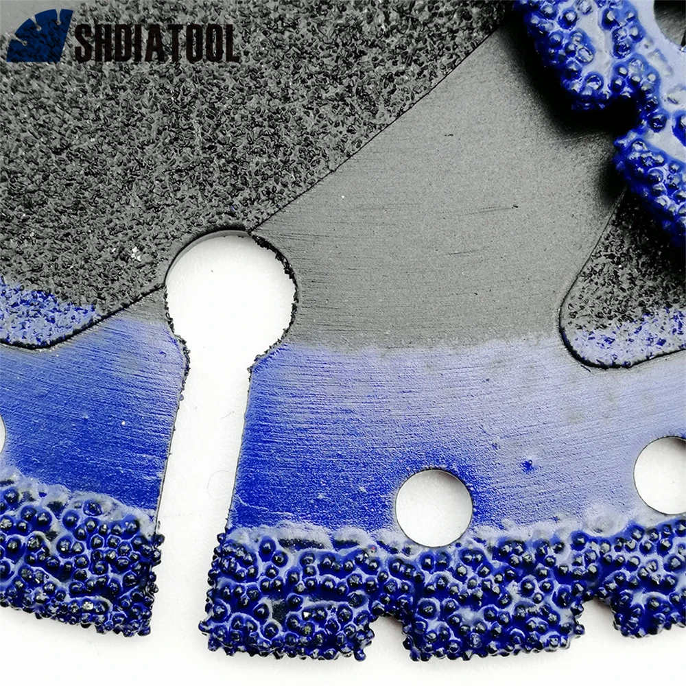 SHDIATOOL 5pcs Dia115mm Diamond Saw Blade Demolition Cutting Disc For Aluminum Steel Plastic PVC Stone Tile 4.5inch Disc Cutter