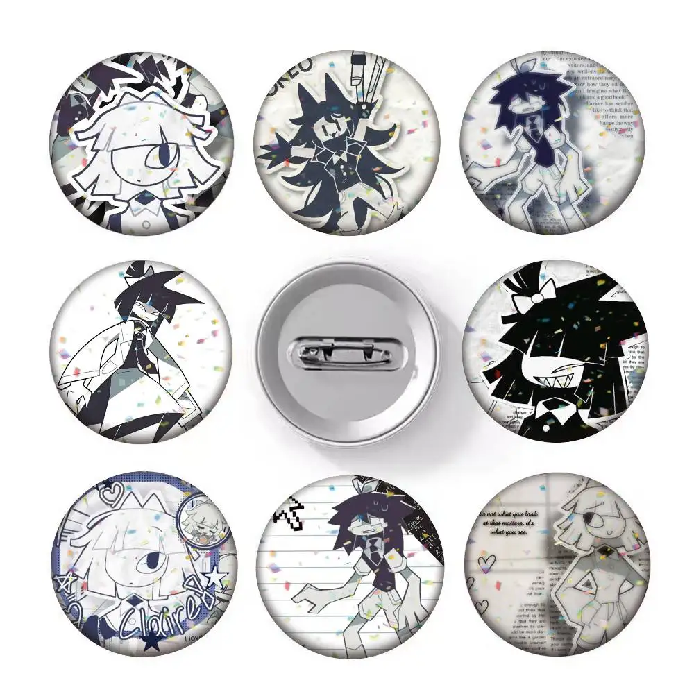 Miss bloomie FPE  25mm 32mm 44mm 58mm 75mm Brooches Badges Pins for Accessories Gift
